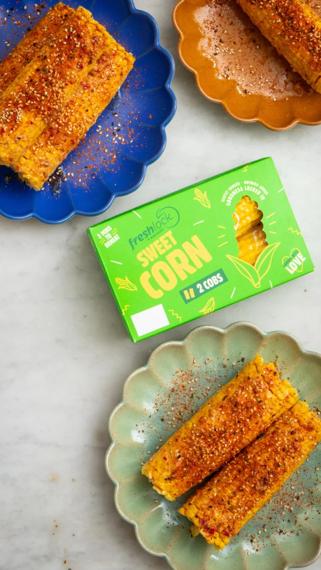 Corn on the cob and butter are the perfect pair.

We’ve added miso to the mix to take things up a notch, elevating these cobs from classic to completely irresistible.

Trust us, you’ll be adding this recipe to your weeknight rotation. 🌽🧈

Recipe ⬇️

Spicy Miso Butter Corn Cobs Serves 2 

Corn cobs are brushed with miso butter and topped with a spicy togarashi sprinkle. 

Ingredients: 
4 Freshlock corn cobs  1 heaped tablespoon white miso 30g butter  1 red chilli, finely chopped  Togarashi, to garnish 

Method:
* Bring a large pan of salted water to a boil and cook the corn cobs for 3 minutes, then drain 
* Combine the butter, miso and chilli in a small saucepan and heat until the butter is melted, stirring to combine  
* Serve the cobs with the miso butter and togarashi sprinkled on top